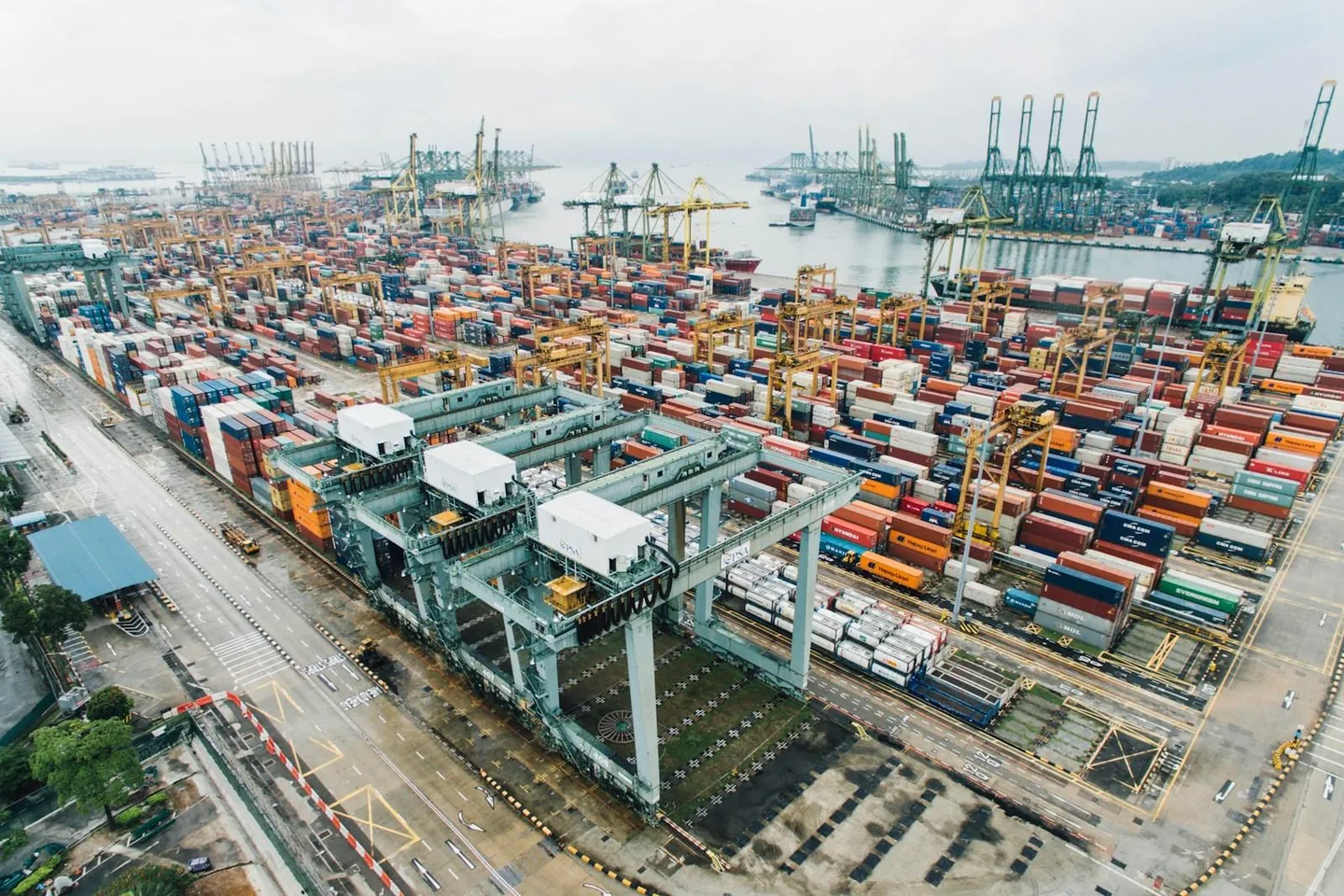 Container port and logistics infrastructure